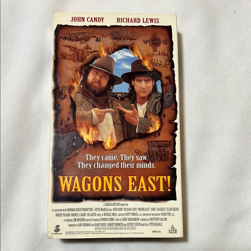 Wagons East! VHS Movie